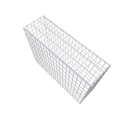 Gabion 100 cm x 80 cm x 30 cm (L x H x P), mailles 5 cm x 10 cm, anneau en C