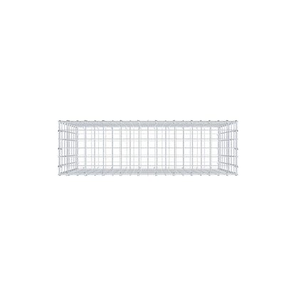 Gabion 100 cm x 80 cm x 30 cm (L x H x P), mailles 5 cm x 10 cm, anneau en C