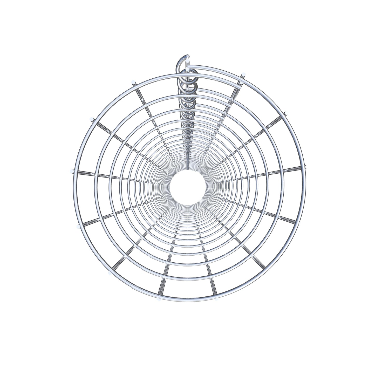 Columna de gaviones redonda 22 cm de diámetro, 230 cm de altura, malla 5 cm x 10 cm