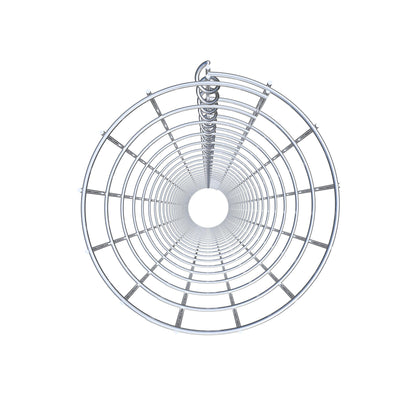 Columna de gaviones redonda 22 cm de diámetro, 230 cm de altura, malla 5 cm x 10 cm