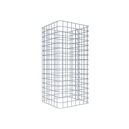 Colonne de gabion 37 x 37 cm MW 5 x 5 cm carré