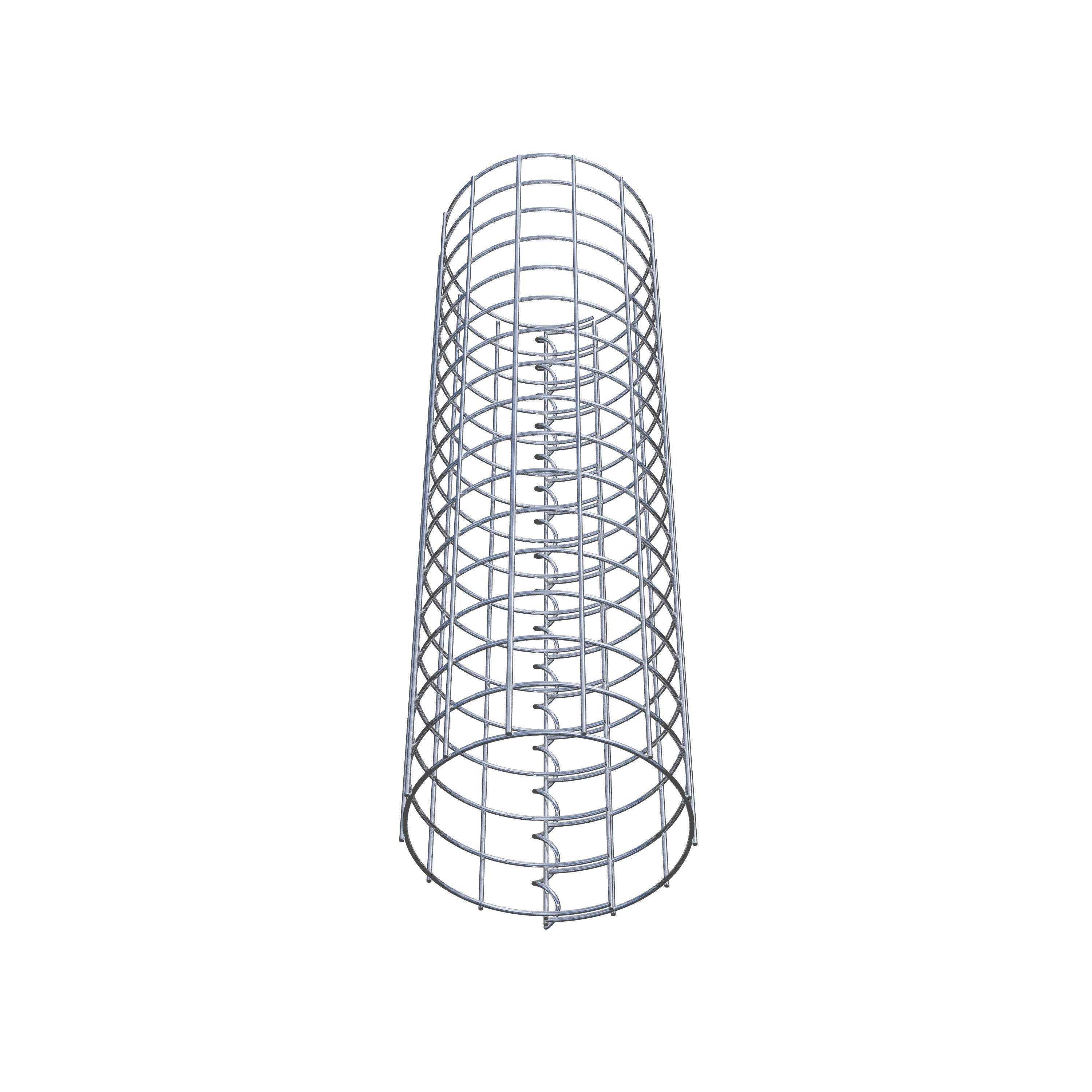 Gabionsøjle diameter 22 cm MW 5 x 5 cm rund