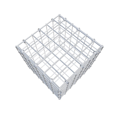 Gavión 30 cm x 30 cm x 30 cm (L x A x P), malla 5 cm x 5 cm, anillo en C