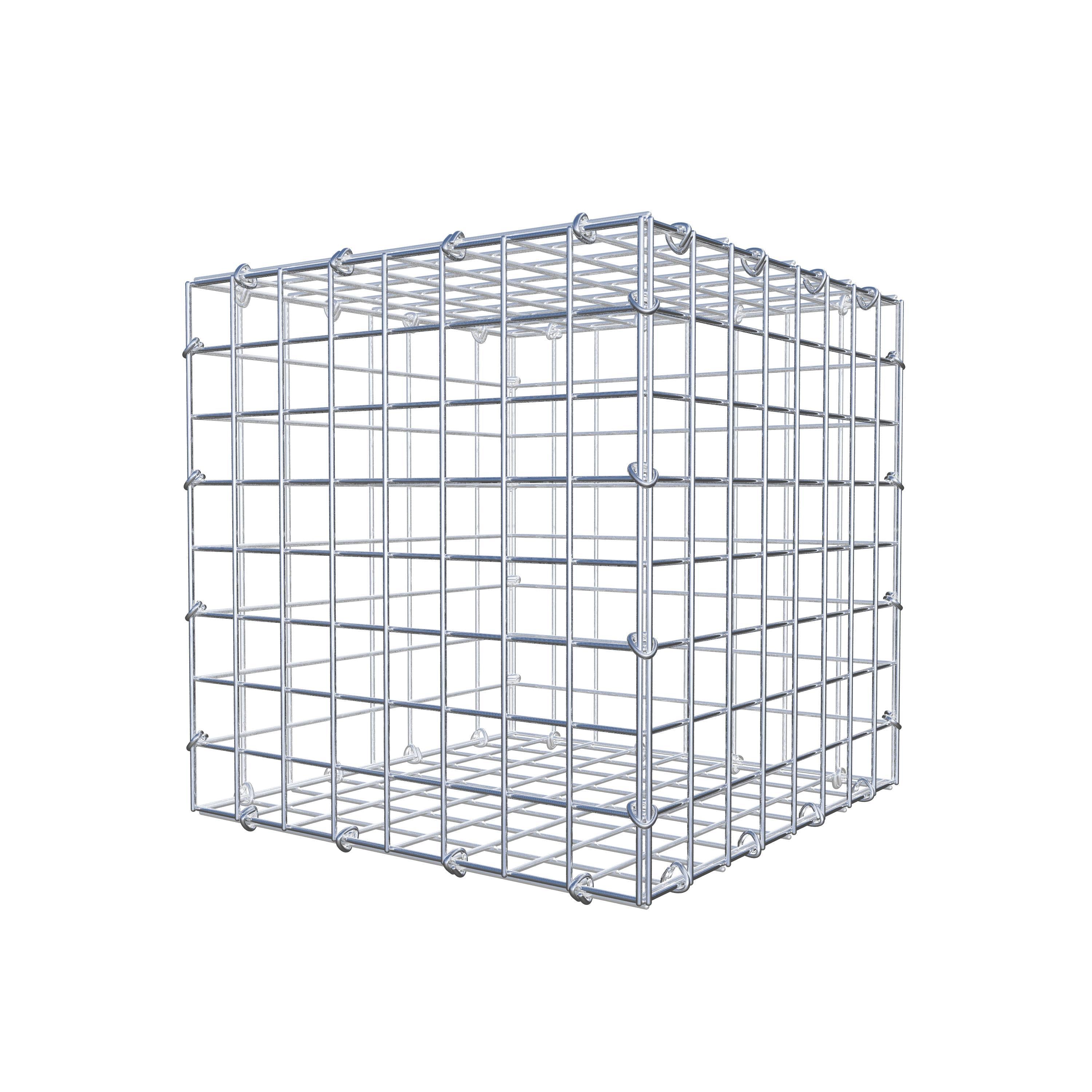 Gabião 40 cm x 40 cm x 40 cm (C x A x P), malhagem 5 cm x 5 cm, anel C