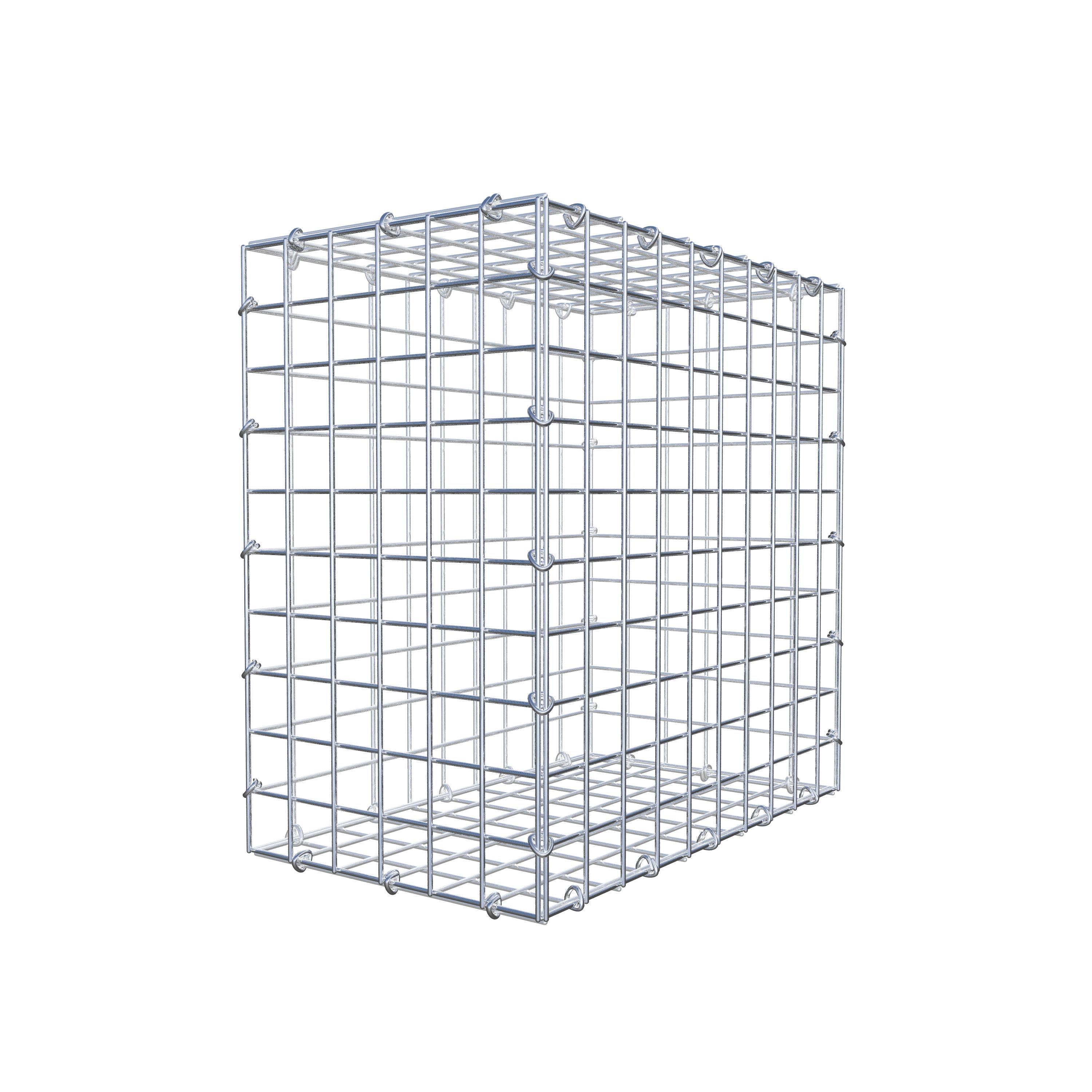 Gabion 50 cm x 50 cm x 30 cm (L x H x D), maskestørrelse 5 cm x 5 cm, C-ring