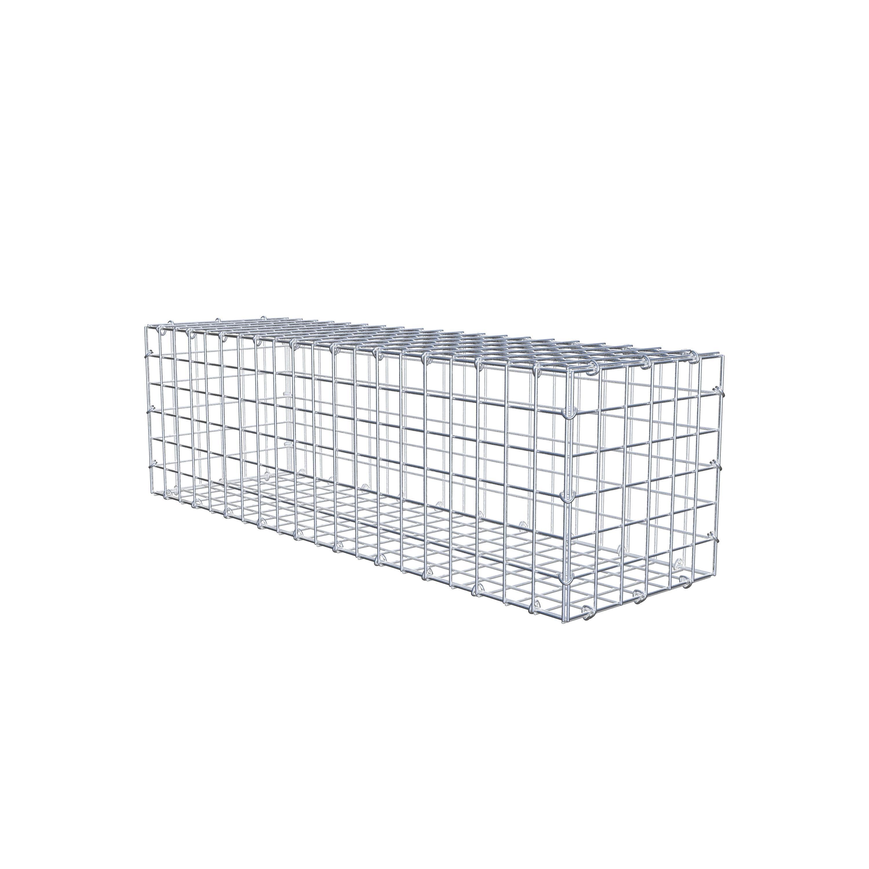 Gabione 100 cm x 30 cm x 30 cm (L x H x T), Maschenweite 5 cm x 5 cm, C-Ring