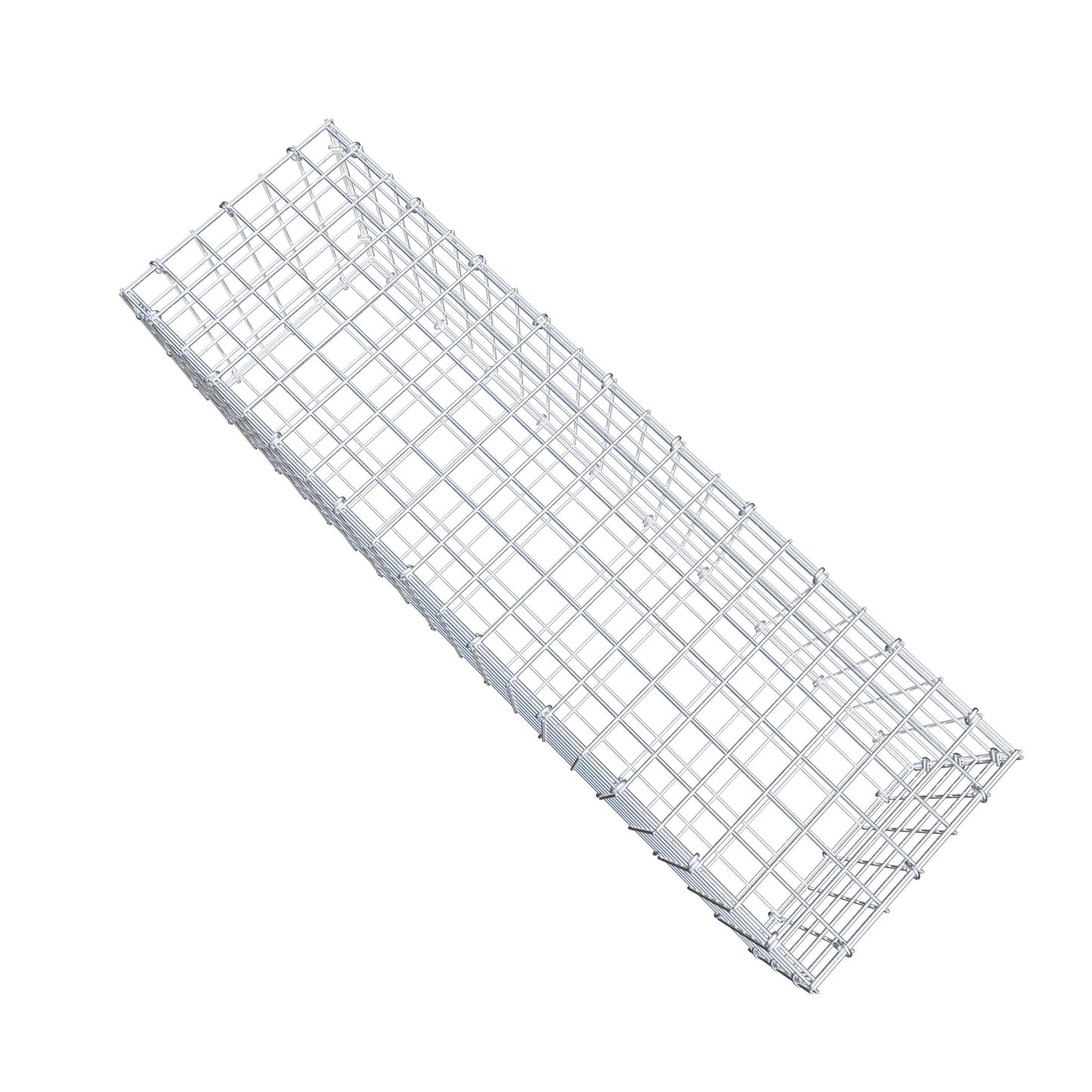 Gabion 100 cm x 30 cm x 30 cm (L x H x P), mailles 5 cm x 5 cm, anneau en C
