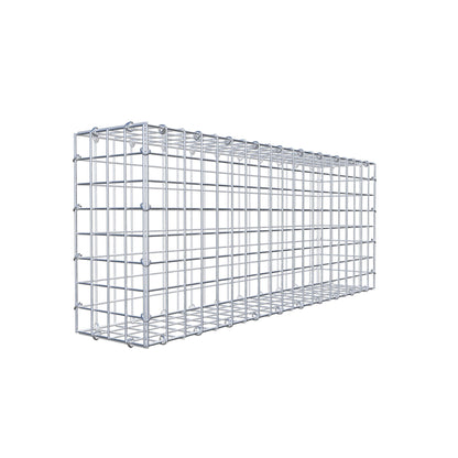 Gabion 100 cm x 40 cm x 20 cm (L x H x P), mailles 5 cm x 5 cm, anneau en C