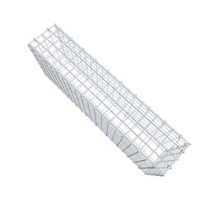 Gabion 100 cm x 40 cm x 20 cm (L x H x P), mailles 5 cm x 5 cm, anneau en C