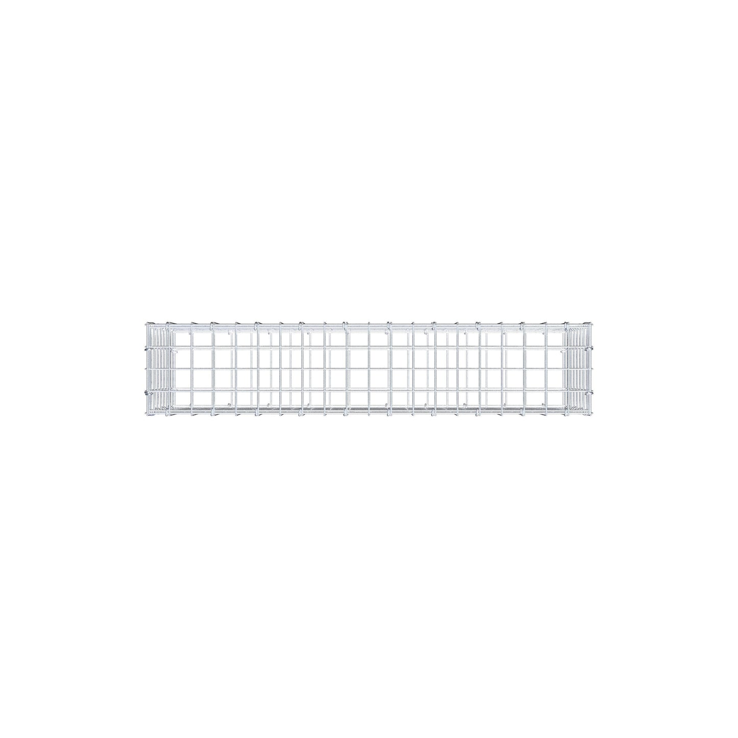 Gabion 100 cm x 40 cm x 20 cm (L x H x P), mailles 5 cm x 5 cm, anneau en C