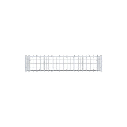 Gabion 100 cm x 40 cm x 20 cm (L x H x P), mailles 5 cm x 5 cm, anneau en C