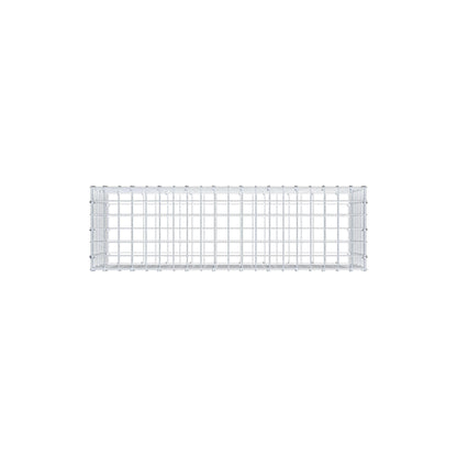 Gabion 100 cm x 40 cm x 30 cm (L x H x D), maskestørrelse 5 cm x 5 cm, C-ring