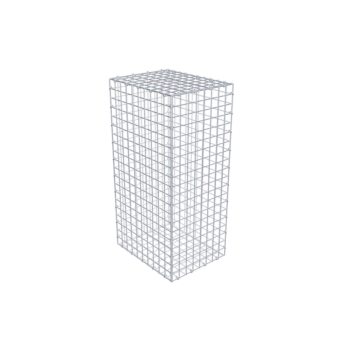 Gabion 100 cm x 50 cm x 40 cm (L x H x D), mesh size 5 cm x 5 cm, C-ring