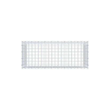 Gabion 100 cm x 50 cm x 40 cm (L x H x D), mesh size 5 cm x 5 cm, C-ring