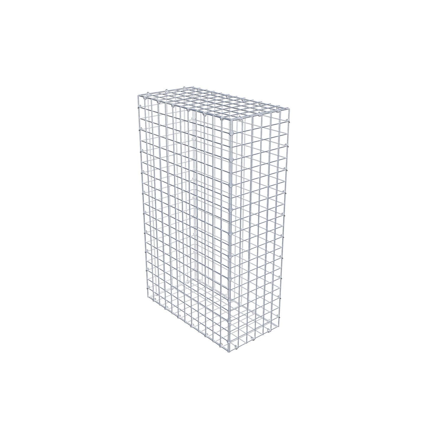 Gabion 100 cm x 60 cm x 30 cm (L x H x P), mailles 5 cm x 5 cm, anneau en C
