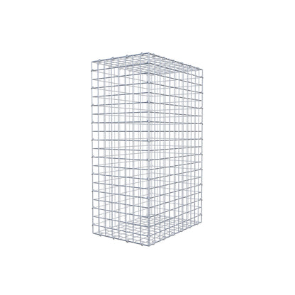 Gabion 100 cm x 60 cm x 40 cm (L x H x D), maskestørrelse 5 cm x 5 cm, C-ring