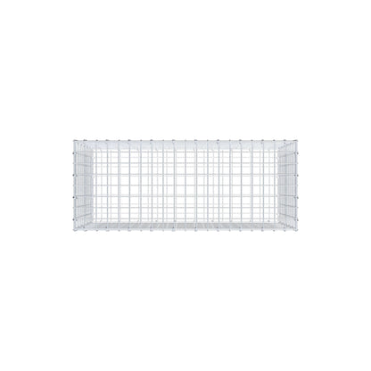 Gabion 100 cm x 60 cm x 40 cm (L x H x D), maskestørrelse 5 cm x 5 cm, C-ring