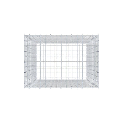 Gabion 100 cm x 70 cm x 50 cm (L x H x D), mesh size 5 cm x 5 cm, C-ring