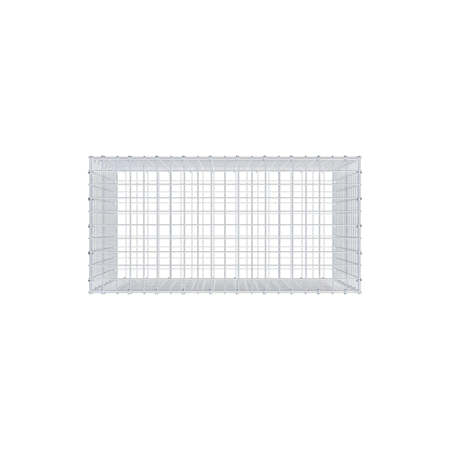 Gabion 100 cm x 70 cm x 50 cm (L x H x D), mesh size 5 cm x 5 cm, C-ring