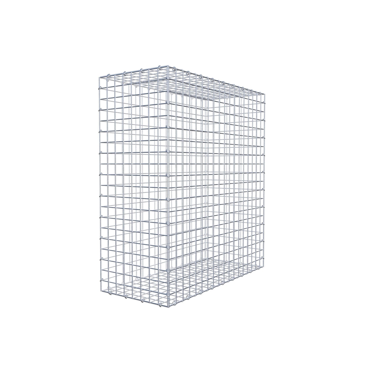 Gabião 100 cm x 90 cm x 40 cm (C x A x P), malhagem 5 cm x 5 cm, anel C