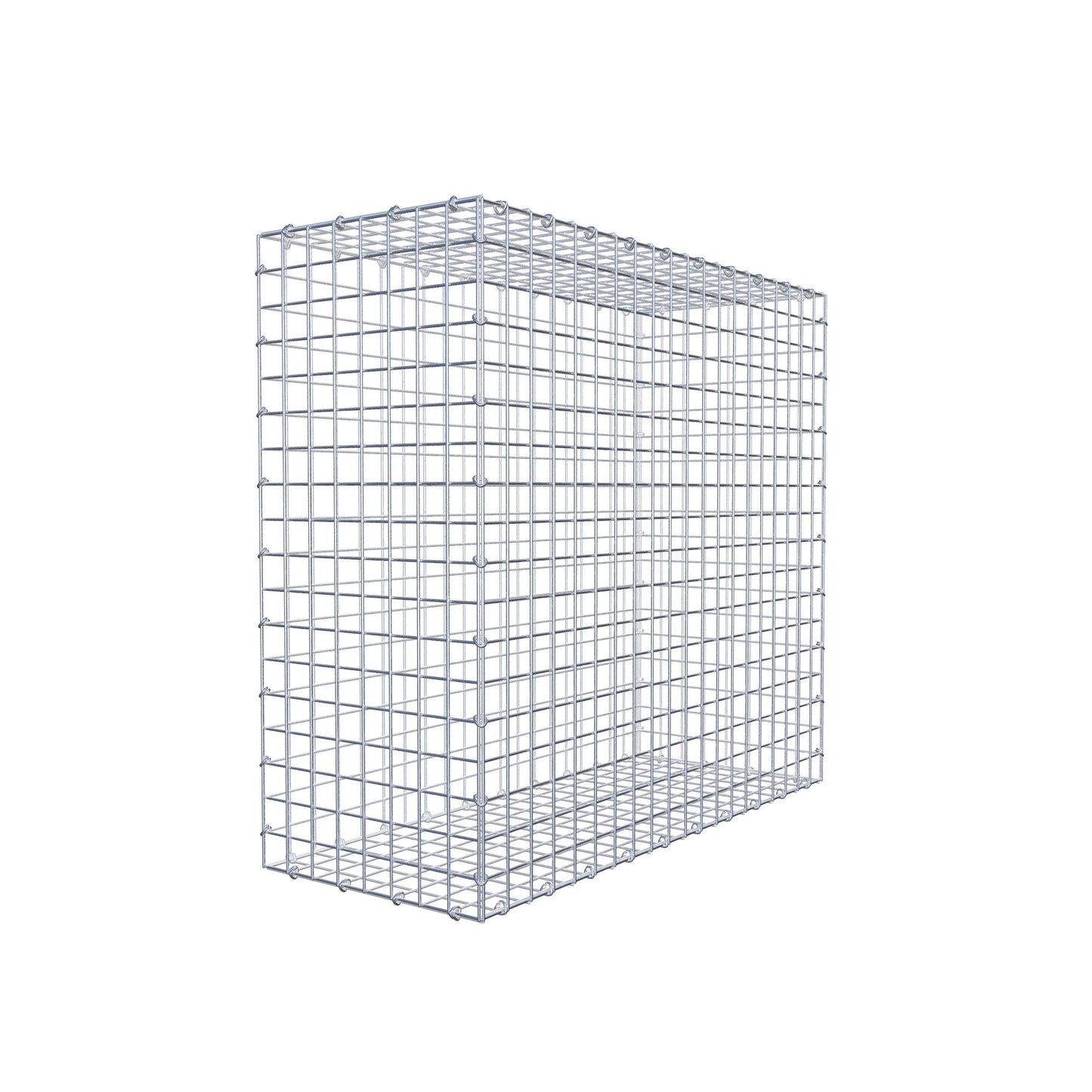 Gabião 100 cm x 90 cm x 40 cm (C x A x P), malhagem 5 cm x 5 cm, anel C