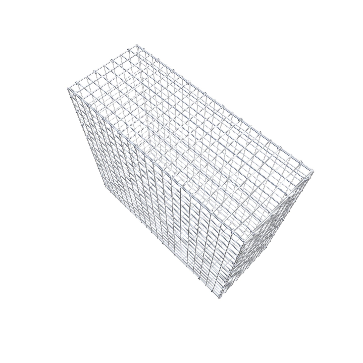 Gabião 100 cm x 90 cm x 40 cm (C x A x P), malhagem 5 cm x 5 cm, anel C