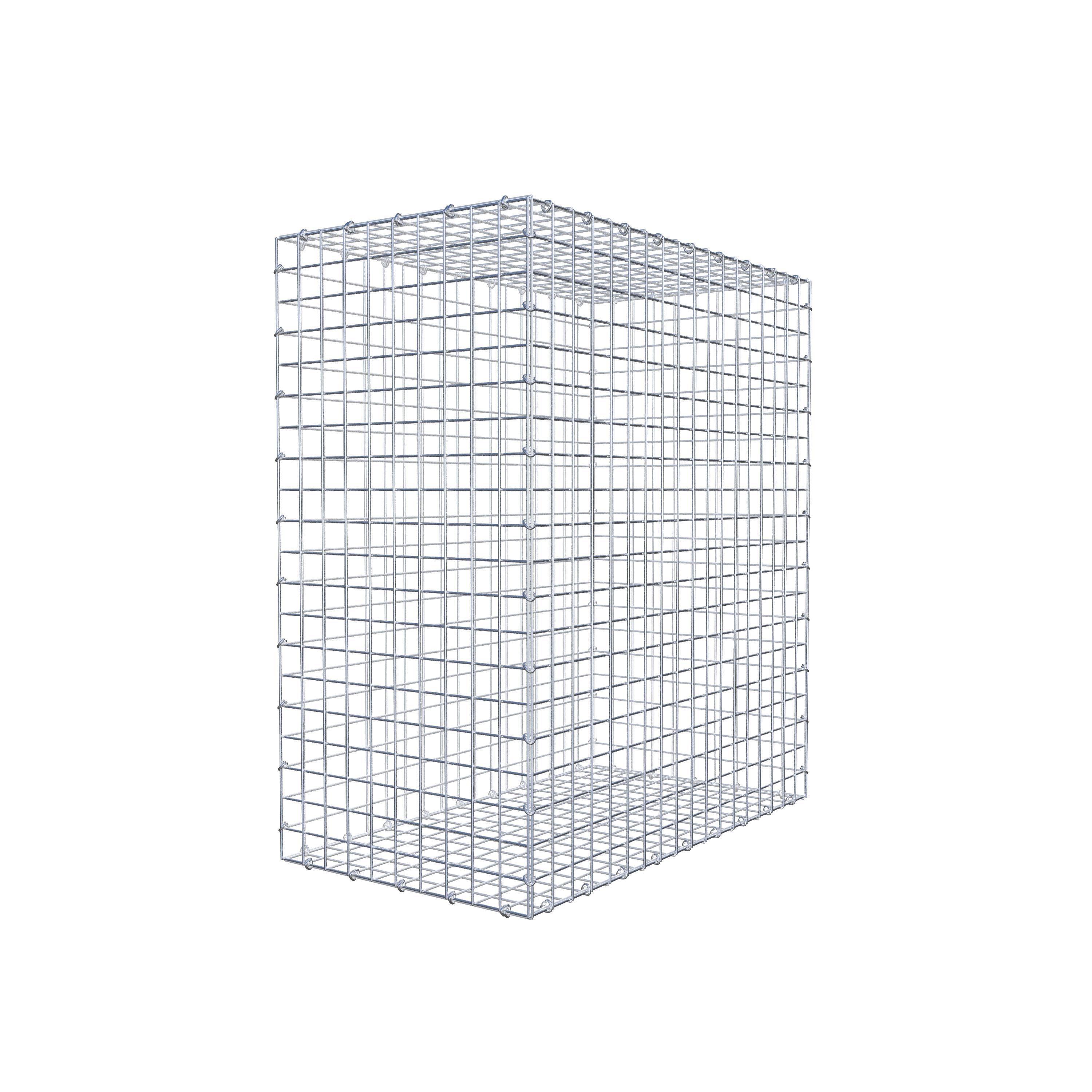 Gabion 100 cm x 90 cm x 50 cm (L x H x D), mesh size 5 cm x 5 cm, C-ring