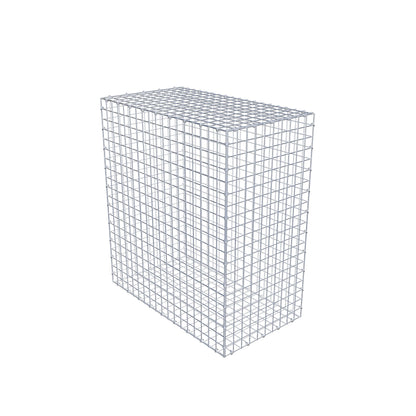 Gabion 100 cm x 90 cm x 50 cm (L x H x P), mailles 5 cm x 5 cm, anneau en C