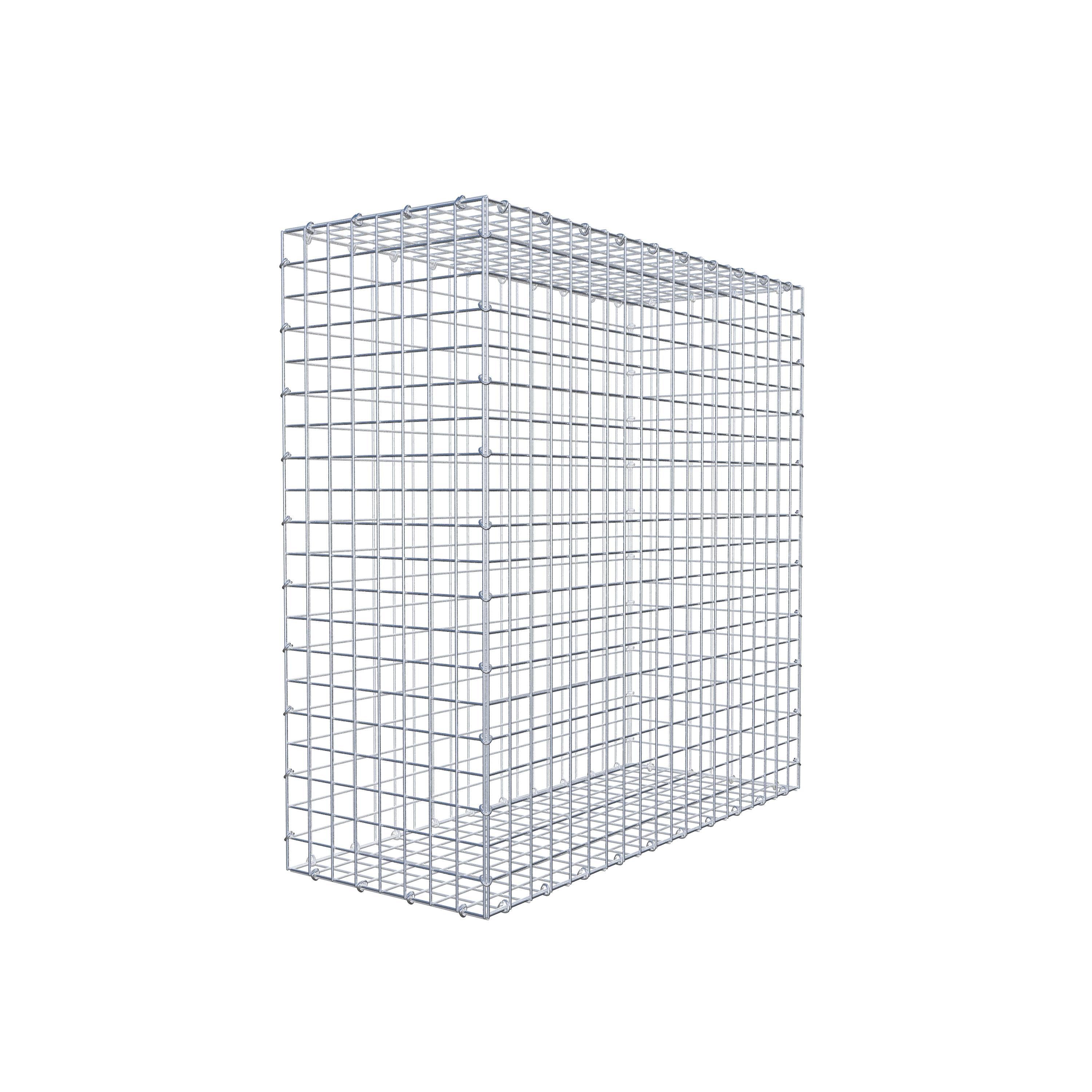 Gabion 100 cm x 100 cm x 40 cm (L x H x D), maskestørrelse 5 cm x 5 cm, C-ring