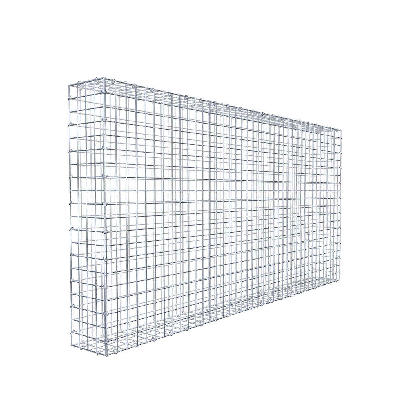 Gabion 200 cm x 100 cm x 20 cm (L x H x D), maskestørrelse 5 cm x 5 cm, C-ring