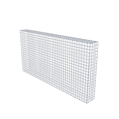 Gabion 200 cm x 100 cm x 20 cm (L x H x D), maskestørrelse 5 cm x 5 cm, C-ring