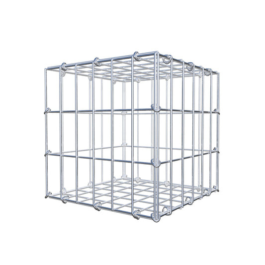 Gabion 30 cm x 30 cm x 30 cm (L x H x D), maskestørrelse 5 cm x 10 cm, C-ring