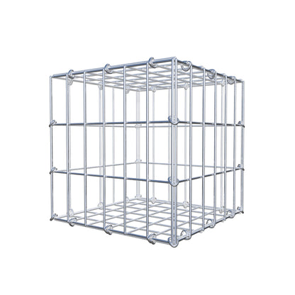 Gabion 30 cm x 30 cm x 30 cm (L x H x D), maskstorlek 5 cm x 10 cm, C-ring