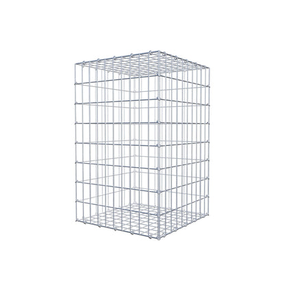 Gabion 80 cm x 50 cm x 50 cm (L x H x D), maskstorlek 5 cm x 10 cm, C-ring