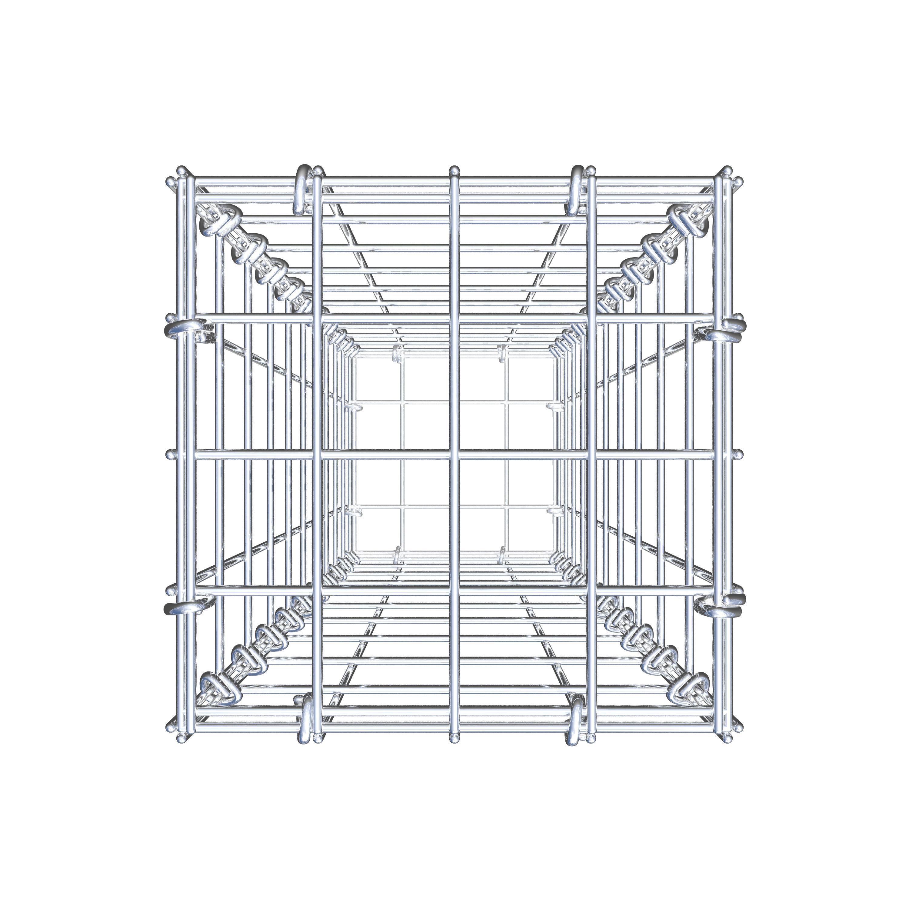 Gabion 100 cm x 20 cm x 20 cm (L x H x D), maskestørrelse 5 cm x 10 cm, C-ring