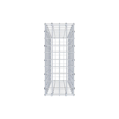 Gabion 100 cm x 20 cm x 50 cm (L x H x P), mailles 5 cm x 10 cm, anneau en C