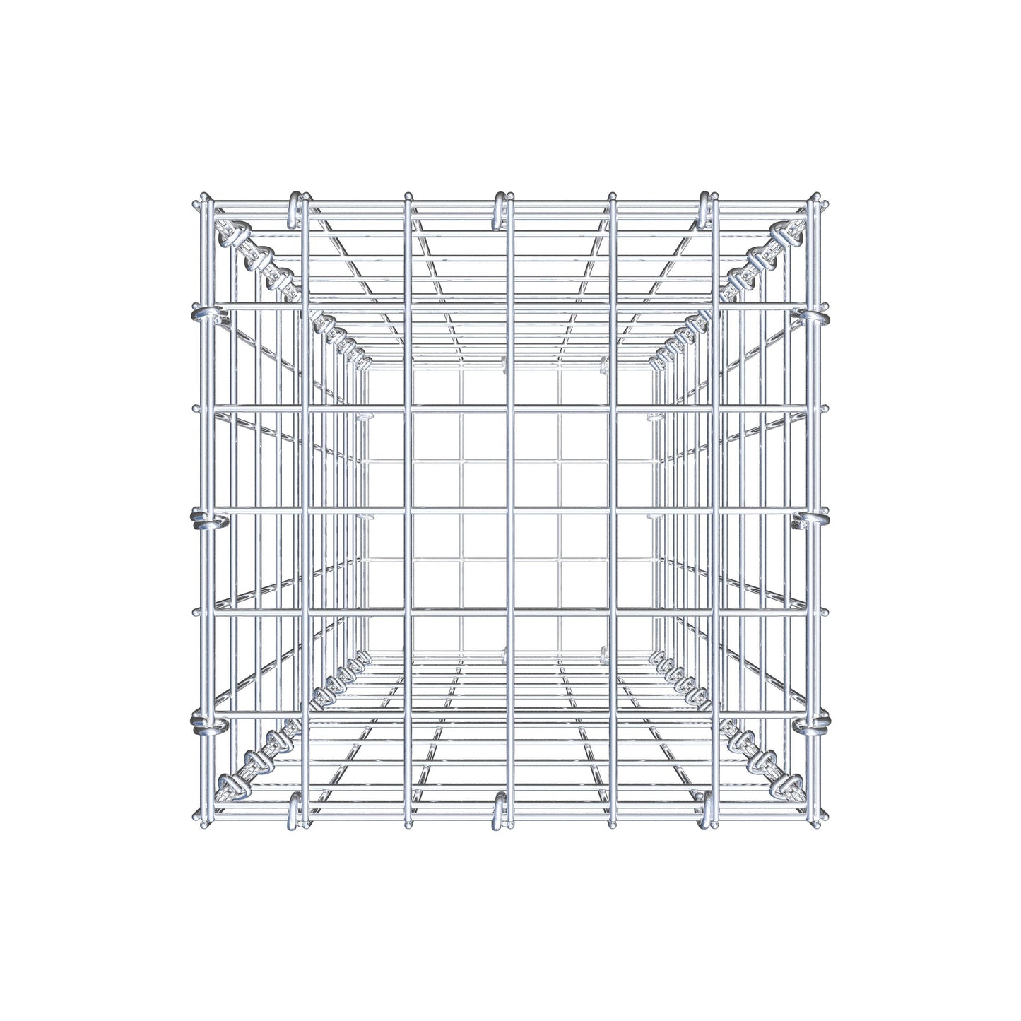 Gabione 100 cm x 30 cm x 30 cm (L x H x T), Maschenweite 5 cm x 10 cm, C-Ring