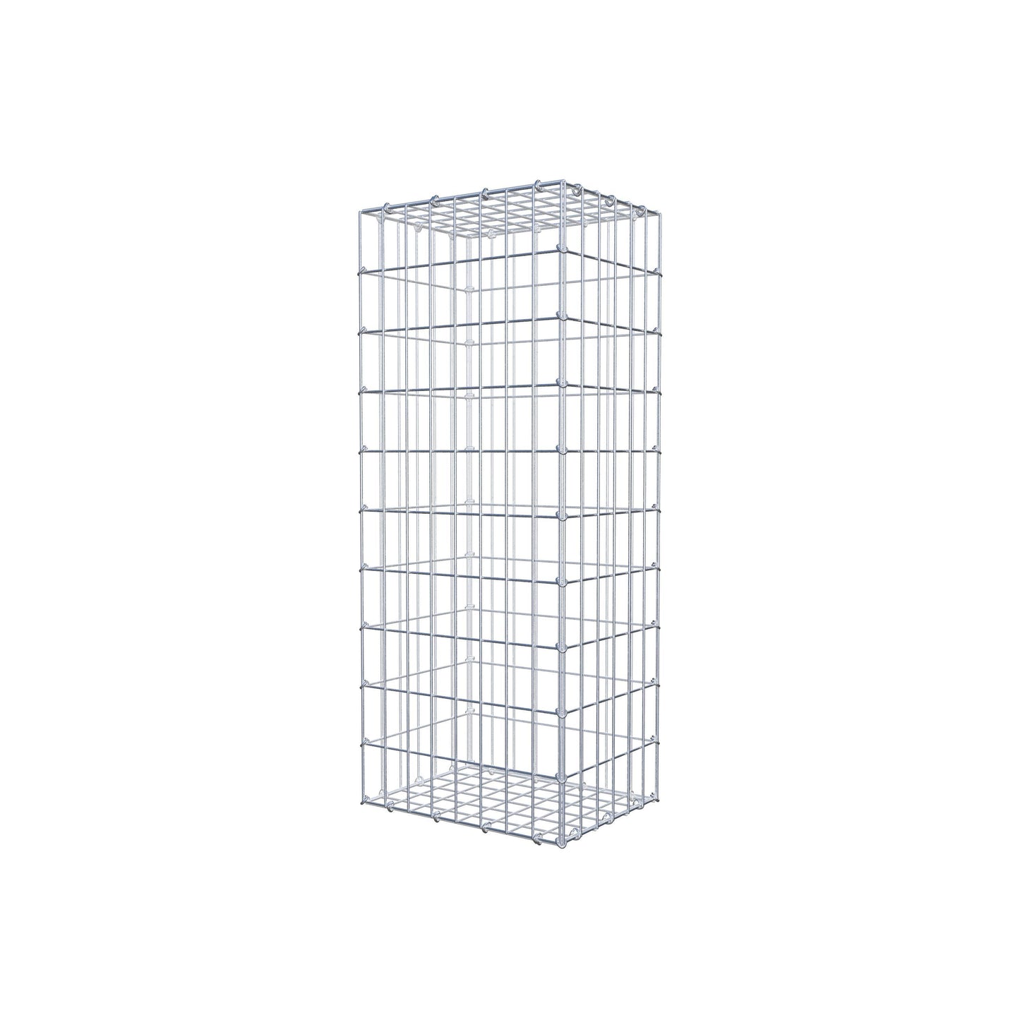 Gabion 100 cm x 30 cm x 40 cm (L x H x D), maskstorlek 5 cm x 10 cm, C-ring