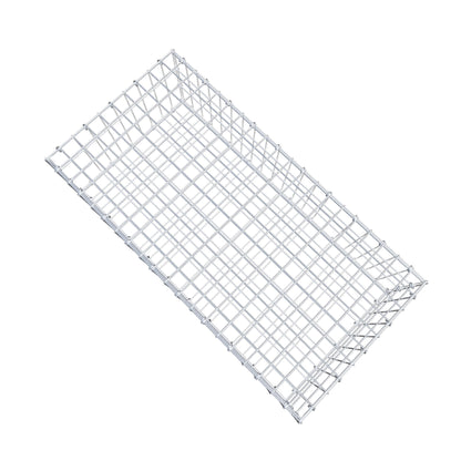 Gabion 100 cm x 30 cm x 50 cm (L x H x D), maskestørrelse 5 cm x 10 cm, C-ring