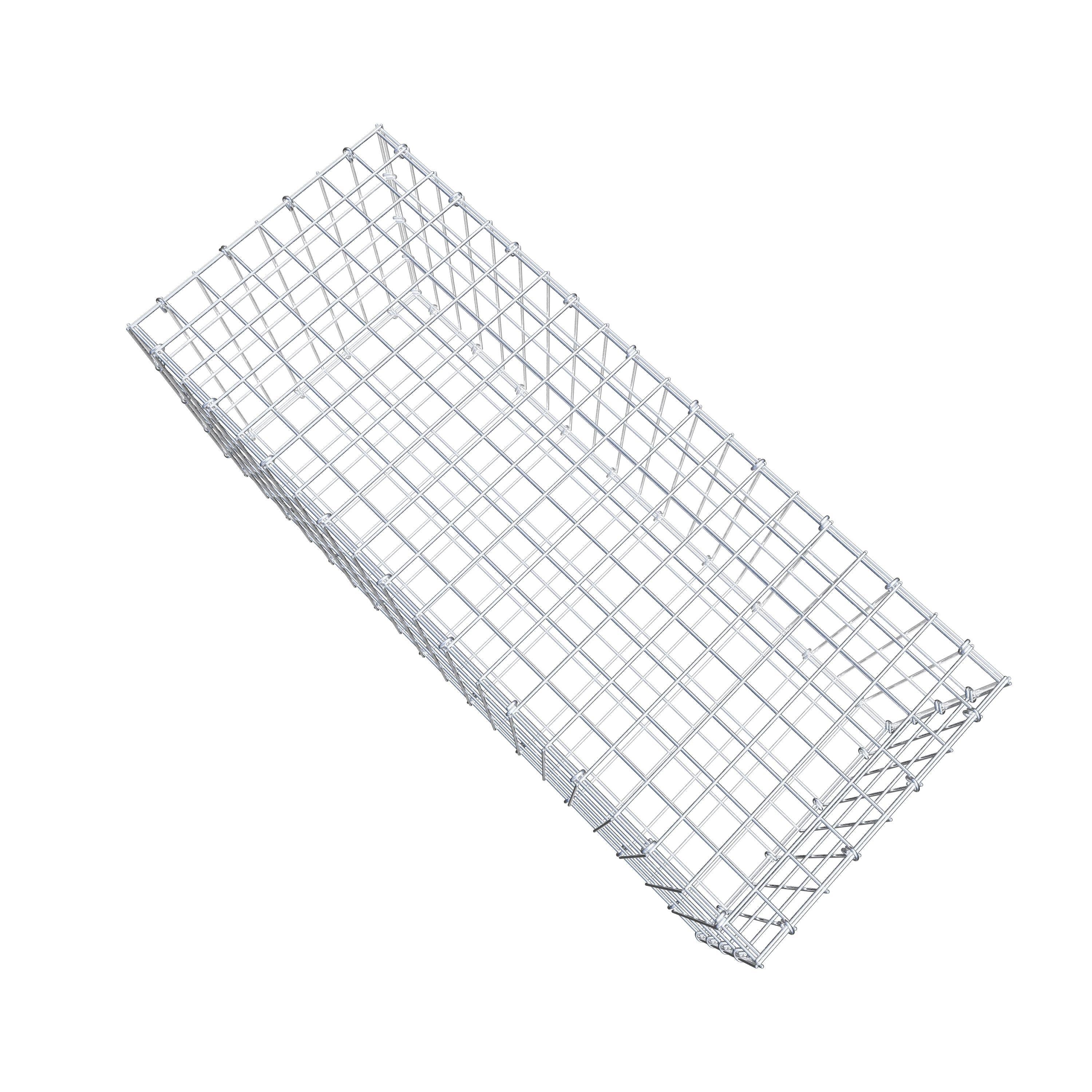 Gabione 100 cm x 40 cm x 40 cm (L x H x T), Maschenweite 5 cm x 10 cm, C-Ring