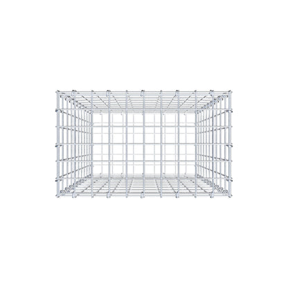 Gabion 100 cm x 50 cm x 30 cm (L x H x D), mesh size 5 cm x 10 cm, C-ring