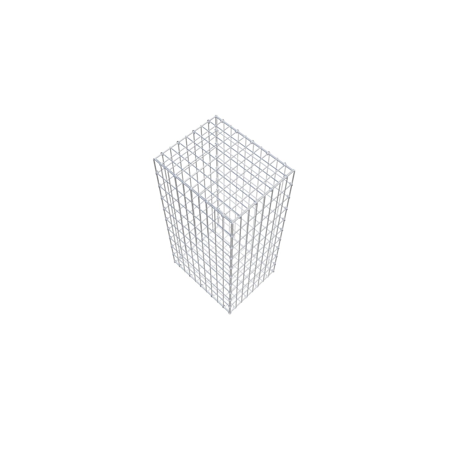 Schanskorf 100 cm x 50 cm x 40 cm (L x H x D), maaswijdte 5 cm x 10 cm, C-ring