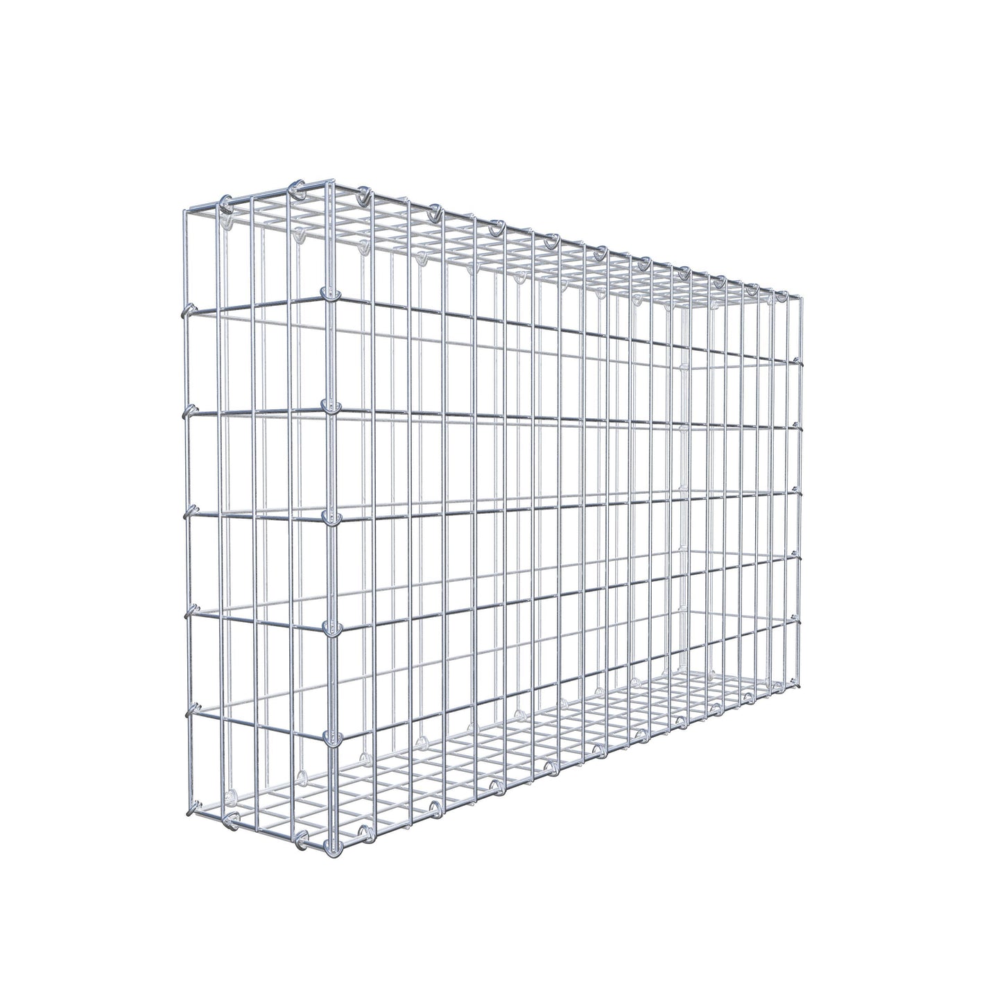 Schanskorf 100 cm x 60 cm x 20 cm (L x H x D), maaswijdte 5 cm x 10 cm, C-ring