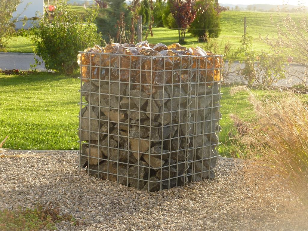 Gabion column 37 x 37 cm MW 5 x 5 cm square