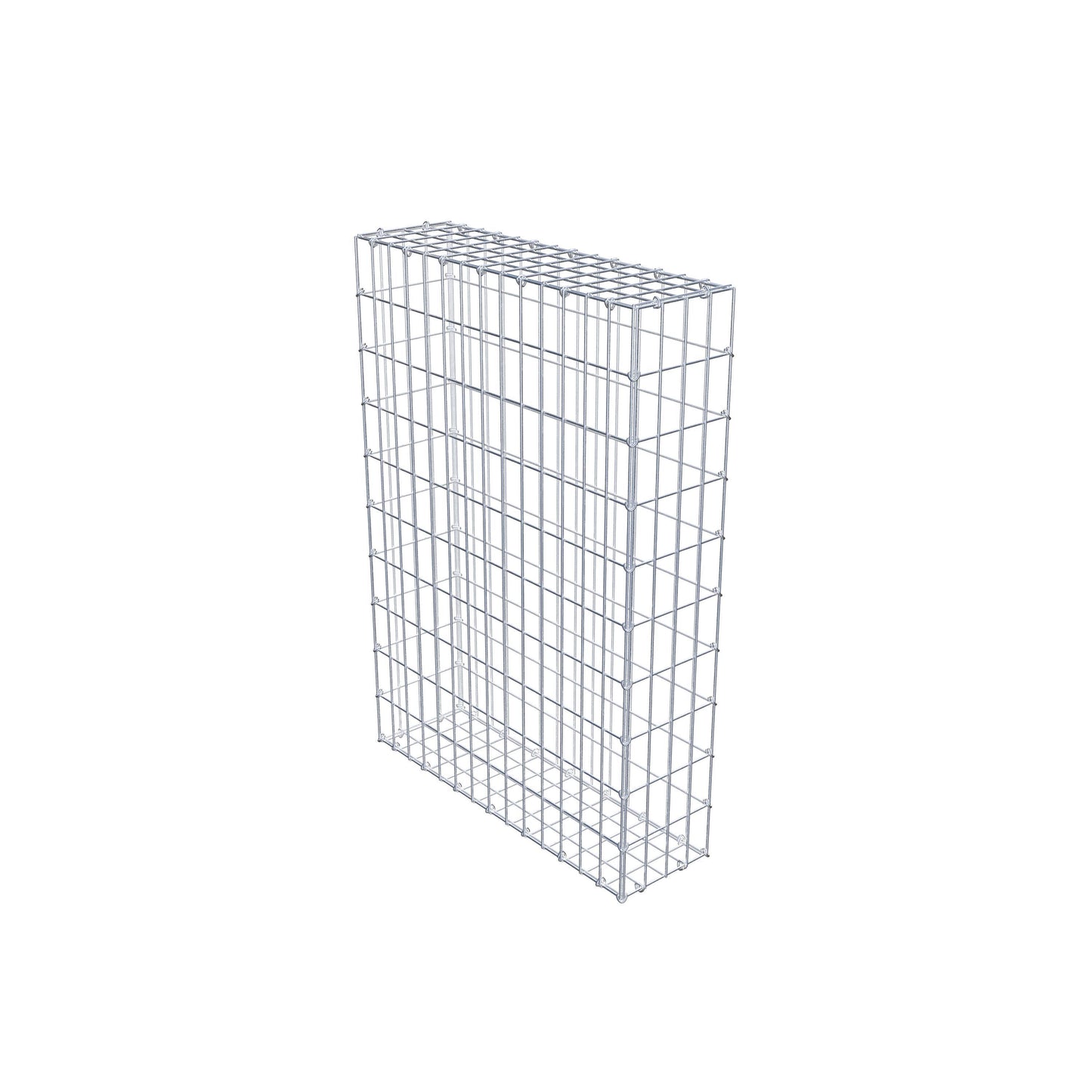 Gabion 100 cm x 70 cm x 20 cm (L x H x P), mailles 5 cm x 10 cm, anneau en C