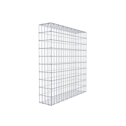 Gabion 100 cm x 90 cm x 20 cm (L x H x D), mesh size 5 cm x 10 cm, C-ring