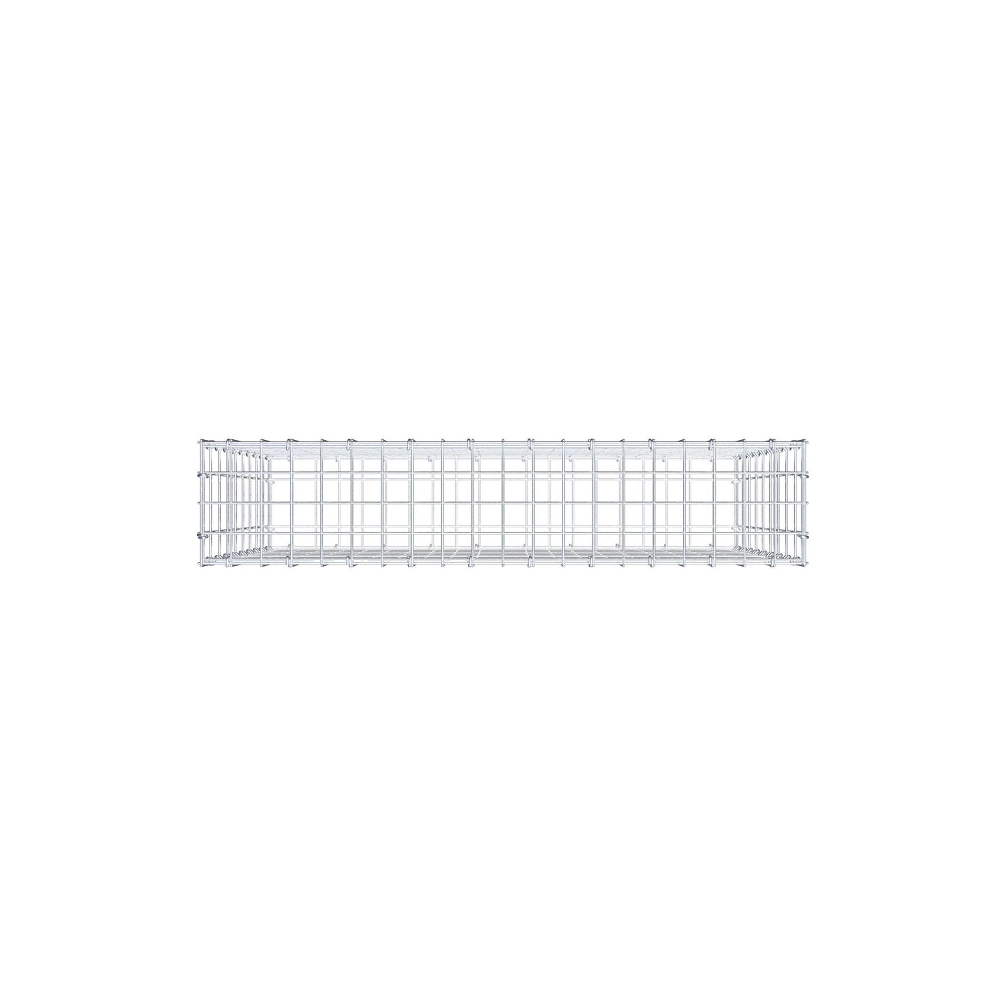 Gabion 100 cm x 90 cm x 20 cm (L x H x D), mesh size 5 cm x 10 cm, C-ring