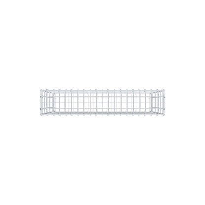 Gabion 100 cm x 90 cm x 20 cm (L x H x D), mesh size 5 cm x 10 cm, C-ring