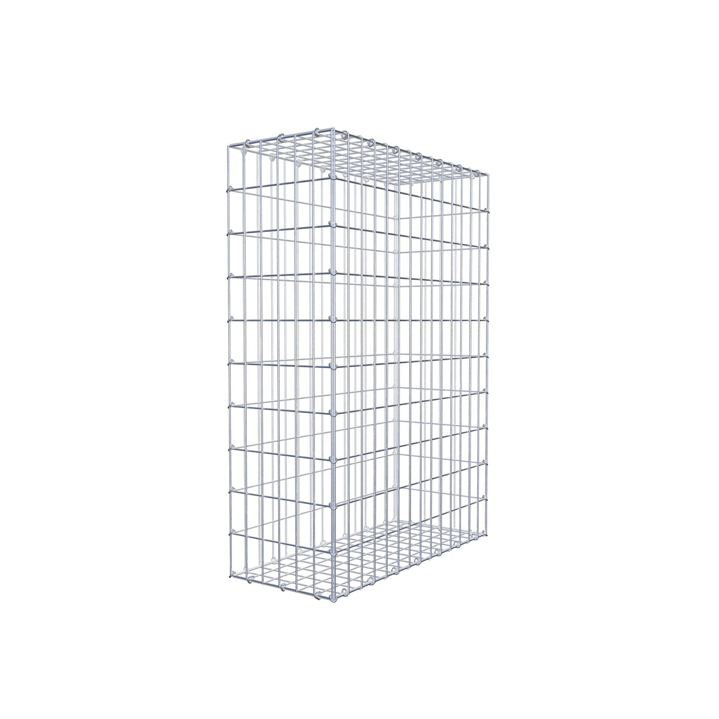 Gabion 100 cm x 70 cm x 30 cm (L x H x P), mailles 5 cm x 10 cm, anneau en C