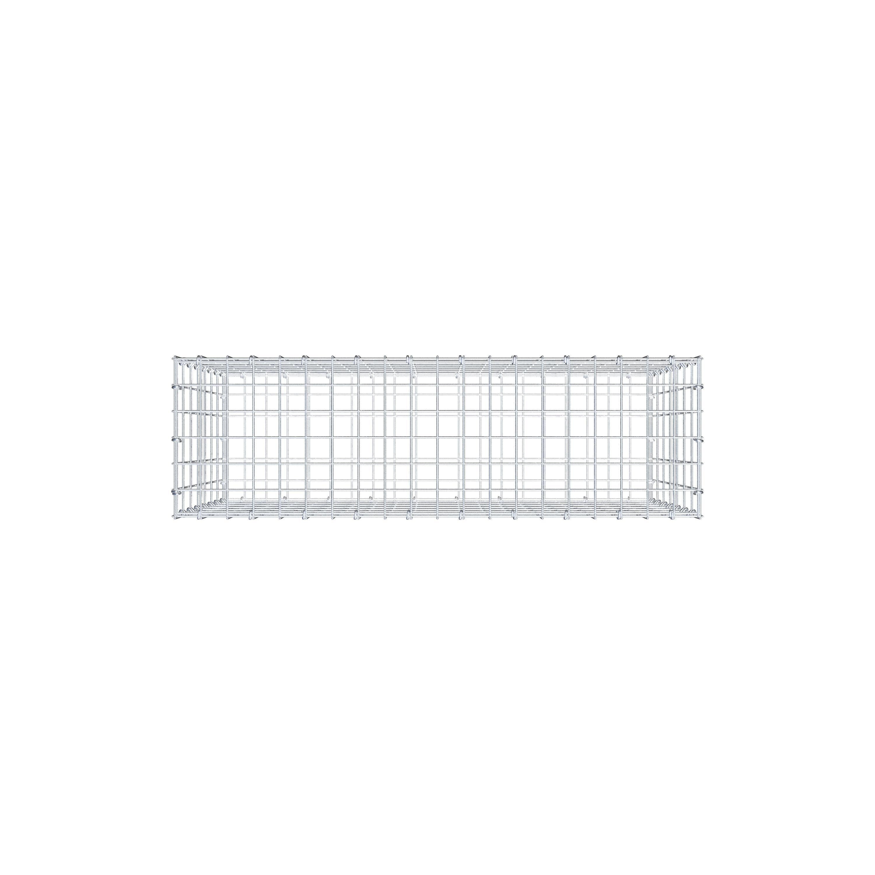 Gabione 100 cm x 70 cm x 30 cm (L x H x T), Maschenweite 5 cm x 10 cm, C-Ring